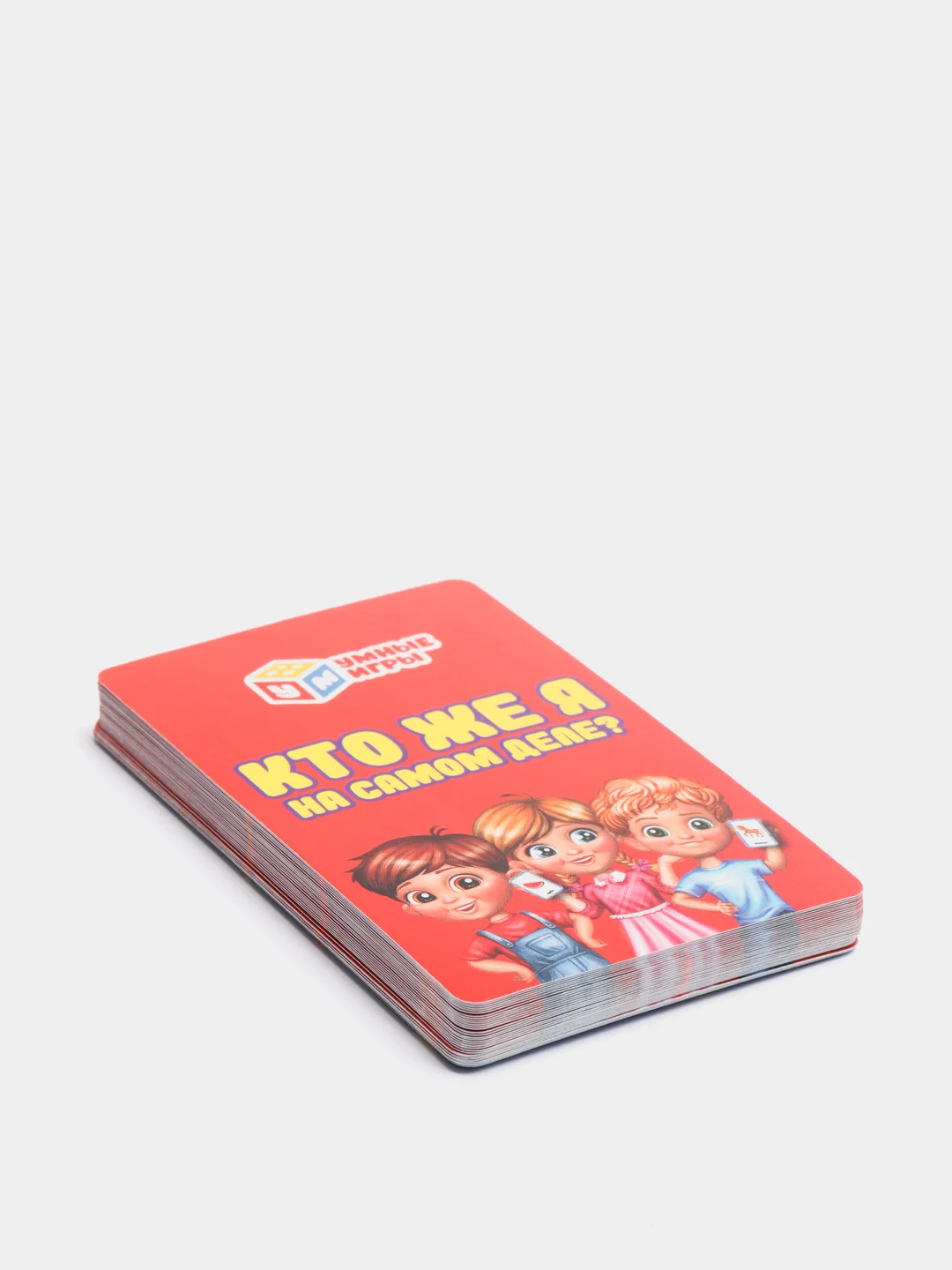 Настольная карточная игра Кто я на самом деле?  32 карточки Синий трактор мимимишки