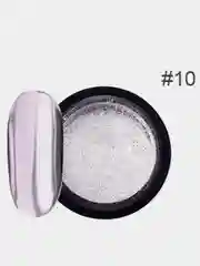 Белый втирка для дизайна ногтей