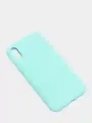 Синий чехол силиконовый для iPhone X / XS