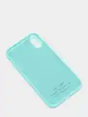 Синий чехол силиконовый для iPhone X / XS