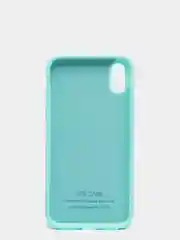 Синий чехол силиконовый для iPhone X / XS