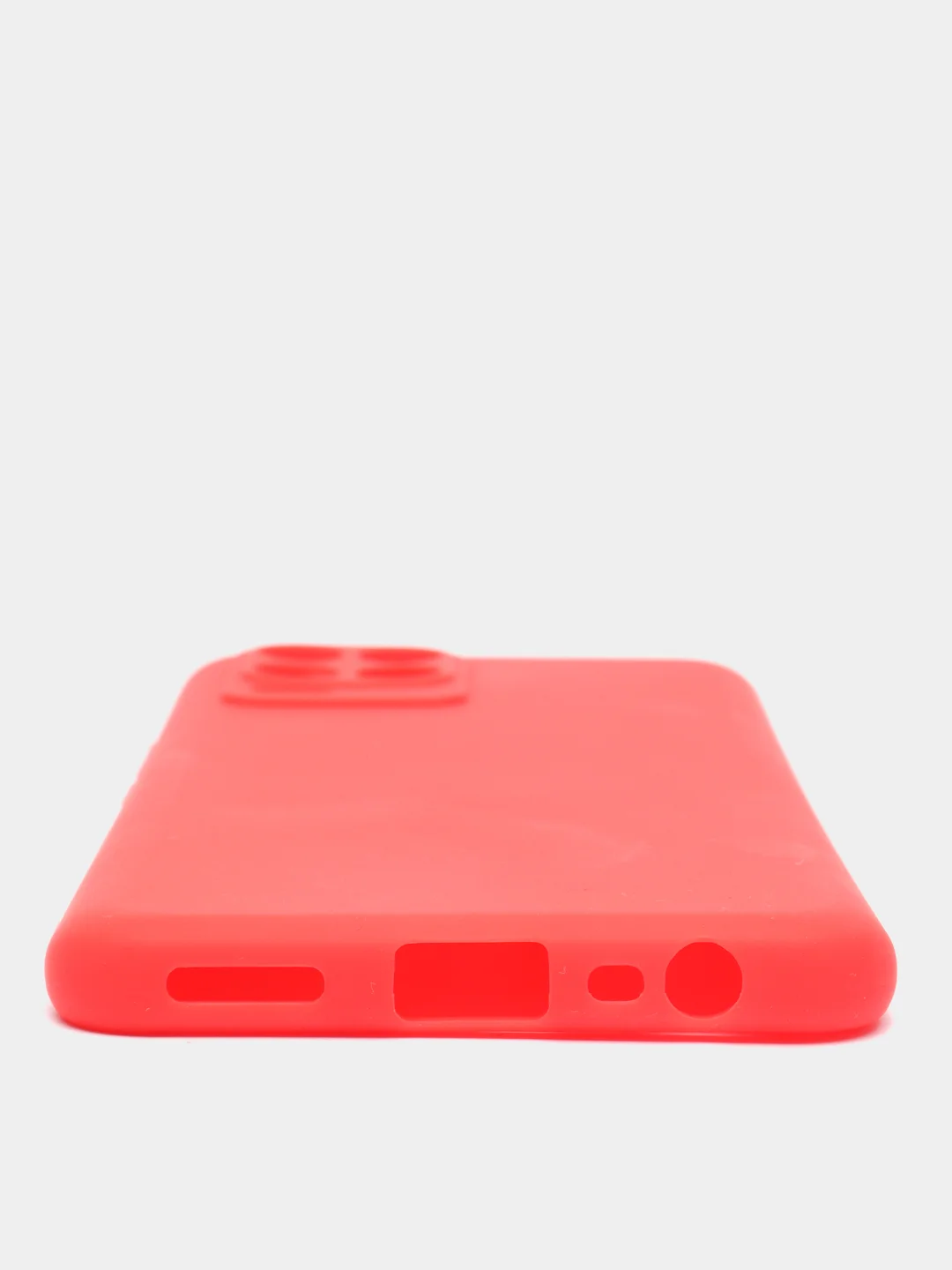 Алый чехол Realme 8 / 8 Pro, силиконовый матовый, soft touch