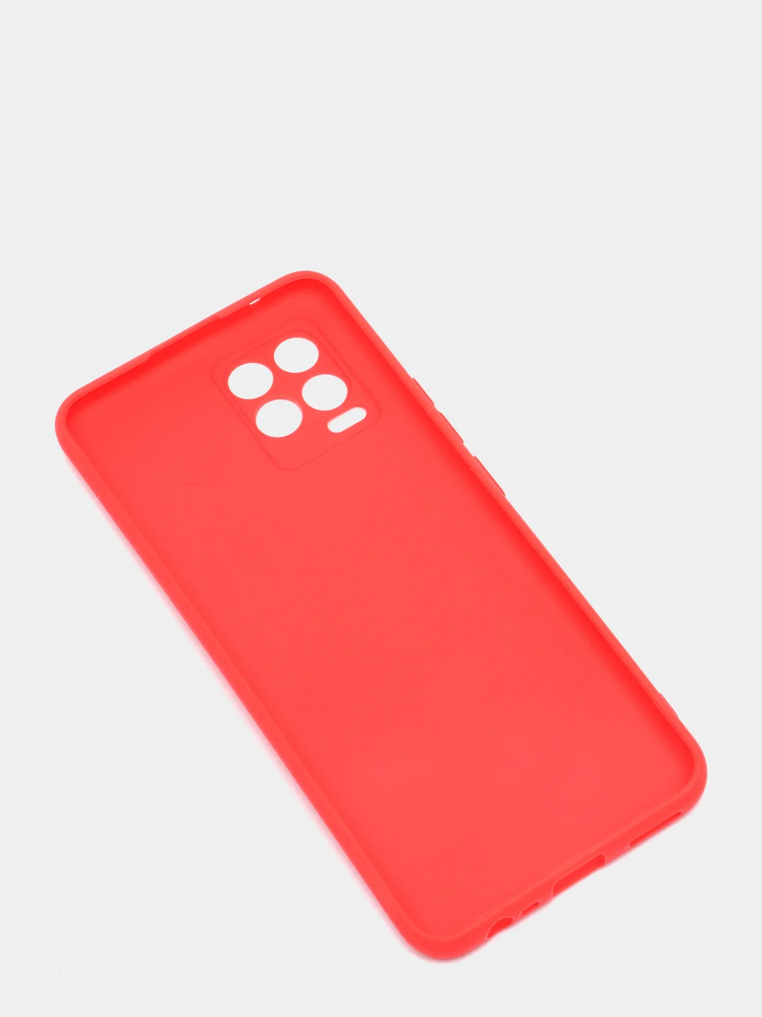 Алый чехол Realme 8 / 8 Pro, силиконовый матовый, soft touch