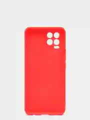 Алый чехол Realme 8 / 8 Pro, силиконовый матовый, soft touch