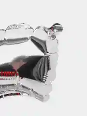 Серебряный воздушный шар "Цифра 6" 40-100 см, фольгированные