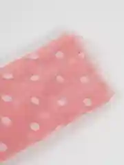 Коралловый шарф женский "Горошек"