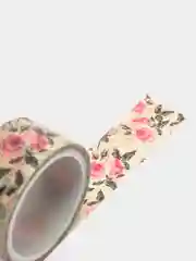 Клейкие WASHI-ленты для декора "Цветочный микс", 15 мм х 3 м, 7 шт