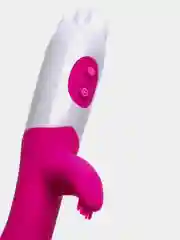 Розовый вибратор двойной, для стимуляции клитора