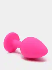 Розовый анальная пробка