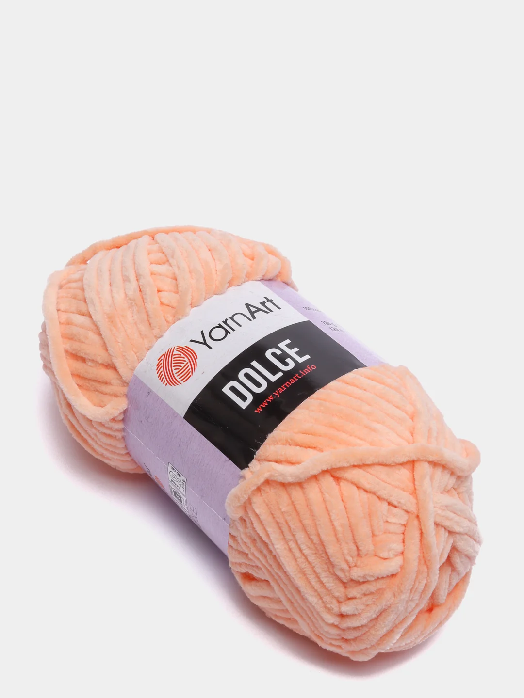 Оранжевый пряжа плюшевая YarnArt Dolce