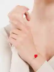 Женский браслет на руку в форме сердца