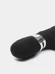 Черный вибратор точки G с клиторальной стимуляцией