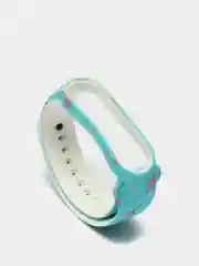 Бирюзовый ремешки для Xiaomi Mi Band 5 с рисунком