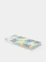 Светло-жёлтый чехол Samsung Galaxy A22, M22, M32, Самсунг Галакси А22, М22, М32 силиконовый с рисунком