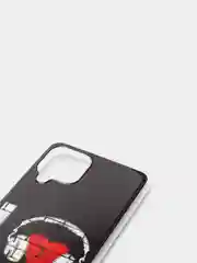 Угольный чехол Samsung Galaxy A22, M22, M32, Самсунг Галакси А22, М22, М32 силиконовый с рисунком