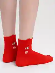 Красный носки детские, хлопоковые, с рисунком, для мальчиков