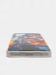 Бирюзовый чехол Samsung Galaxy M32 / A22 (Самсунг Галакси М32 / А22), силиконовый с рисунком
