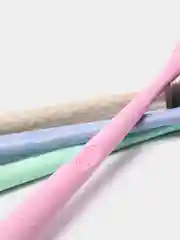 Зубная щетка 4 шт, пастельные тона, угольное напыление, мягкая щетина