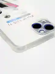 Силиконовый чехол iPhone 13 усиленные углы, защита вокруг камер, прозрачный
