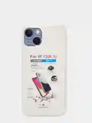 Силиконовый чехол iPhone 13 усиленные углы, защита вокруг камер, прозрачный
