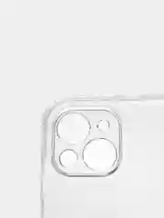 Силиконовый чехол iPhone 13 усиленные углы, защита вокруг камер, прозрачный