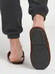 Багровый тапочки домашние мужские, классические, 5 цветов