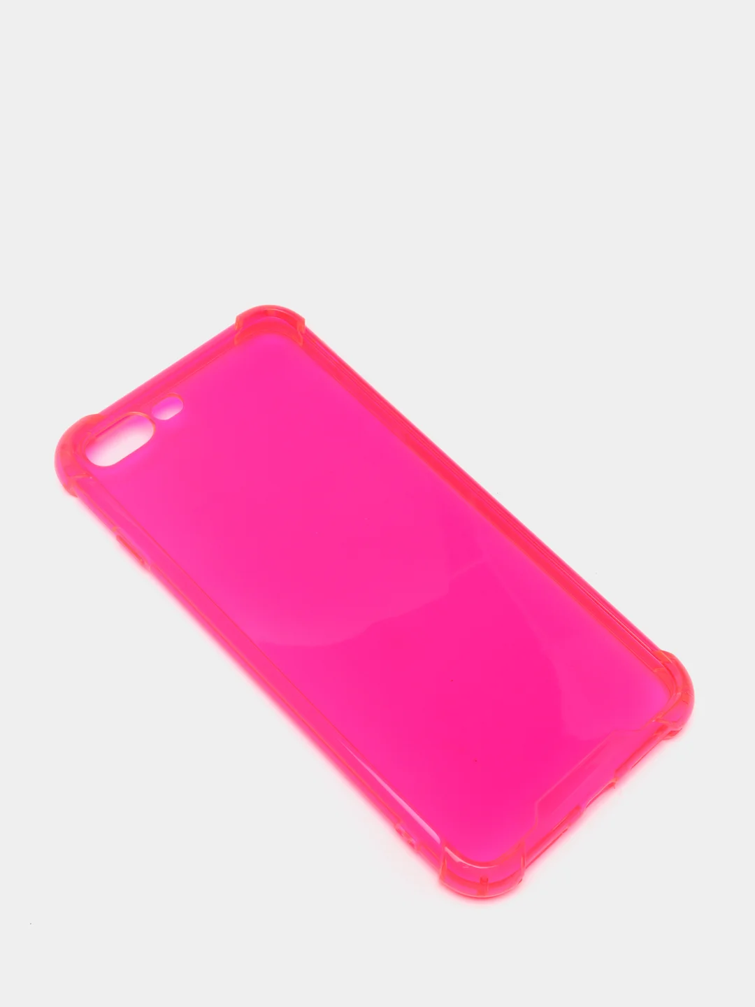 Фуксия чехол противоударный на iPhone 7, 8, 11, 12, 13, Pro, mini, Max, Plus, прозрачный