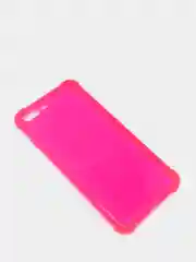 Фуксия чехол противоударный на iPhone 7, 8, 11, 12, 13, Pro, mini, Max, Plus, прозрачный