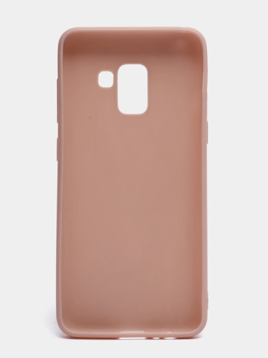 Бежевый меланж чехол Samsung Galaxy A8 2018 / Самсунг Галакси А8 2018 силиконовый цветной матовый