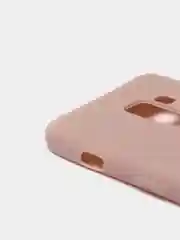 Бежевый меланж чехол Samsung Galaxy A8 2018 / Самсунг Галакси А8 2018 силиконовый цветной матовый