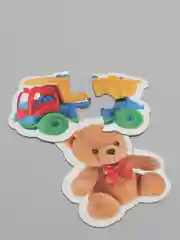 Пурпурный пазлы детские крупные Maxi "Игрушки", "Фрукты", "Ягоды". Макси пазлы