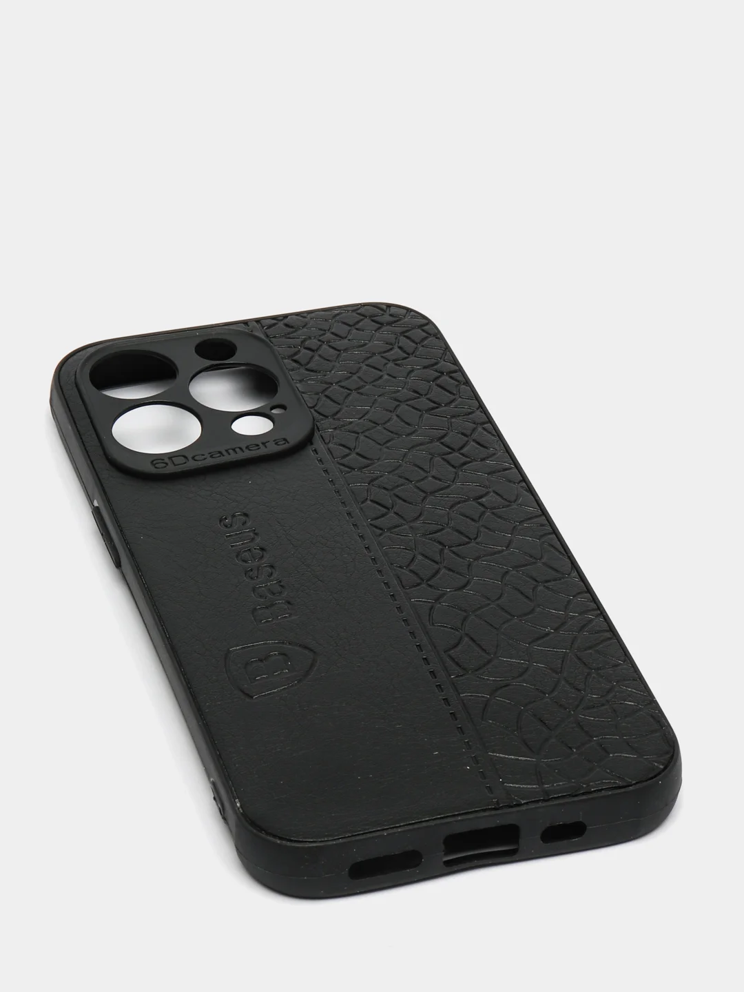 Угольный чехол iPhone 13, 13 Pro, 13 Pro Max из экокожи Baseus