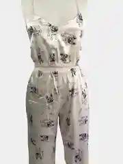 Белый пижама женская, топ и штаны, домашний комплект