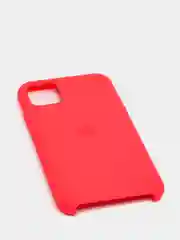 Кораллово-розовый чехол Silicone Case для iPhone 11, с открытым низом