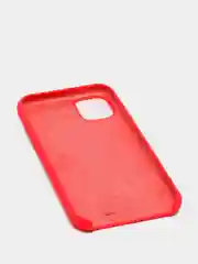 Кораллово-розовый чехол Silicone Case для iPhone 11, с открытым низом