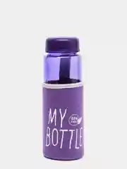 Фиолетовый my bottle в термочехле