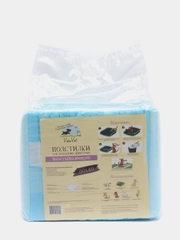Пеленки впитывающие с фиксируюшими полосками 60x40 см, 35 штук