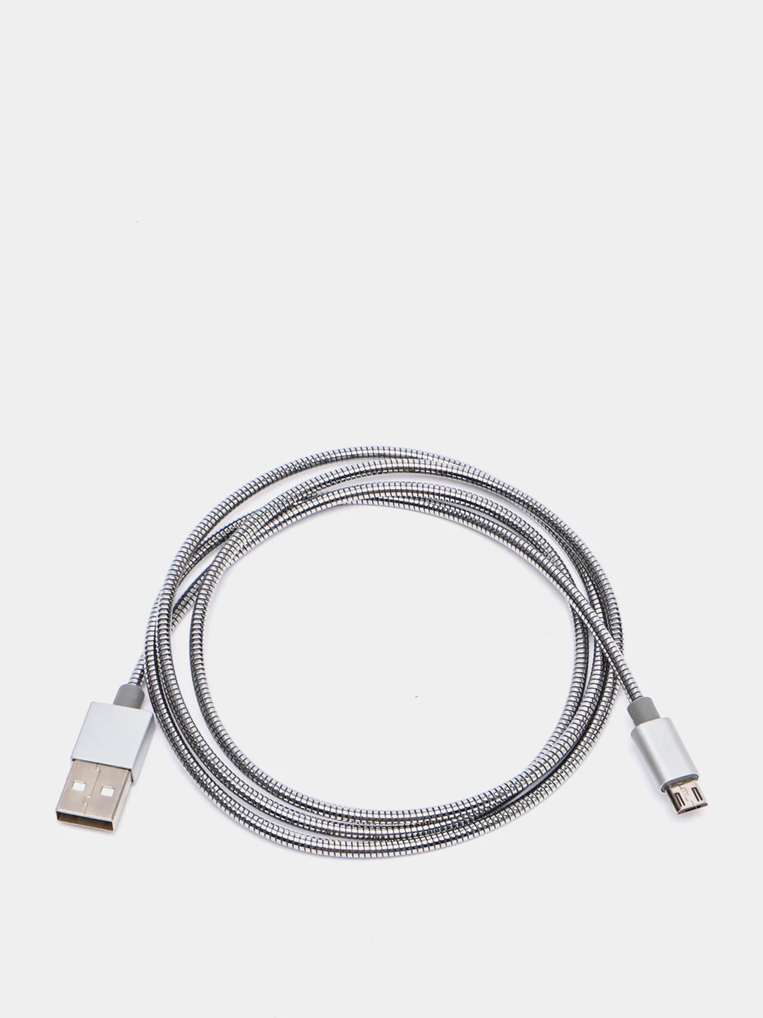 Серебряный кабель зарядки особопрочный Remax Silver Serpent RC-080