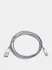 Серебряный кабель зарядки особопрочный Remax Silver Serpent RC-080