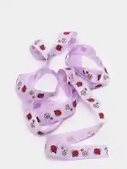 Аметистовый лента репсовая "Единорог", "Божьи коровки", 25 мм