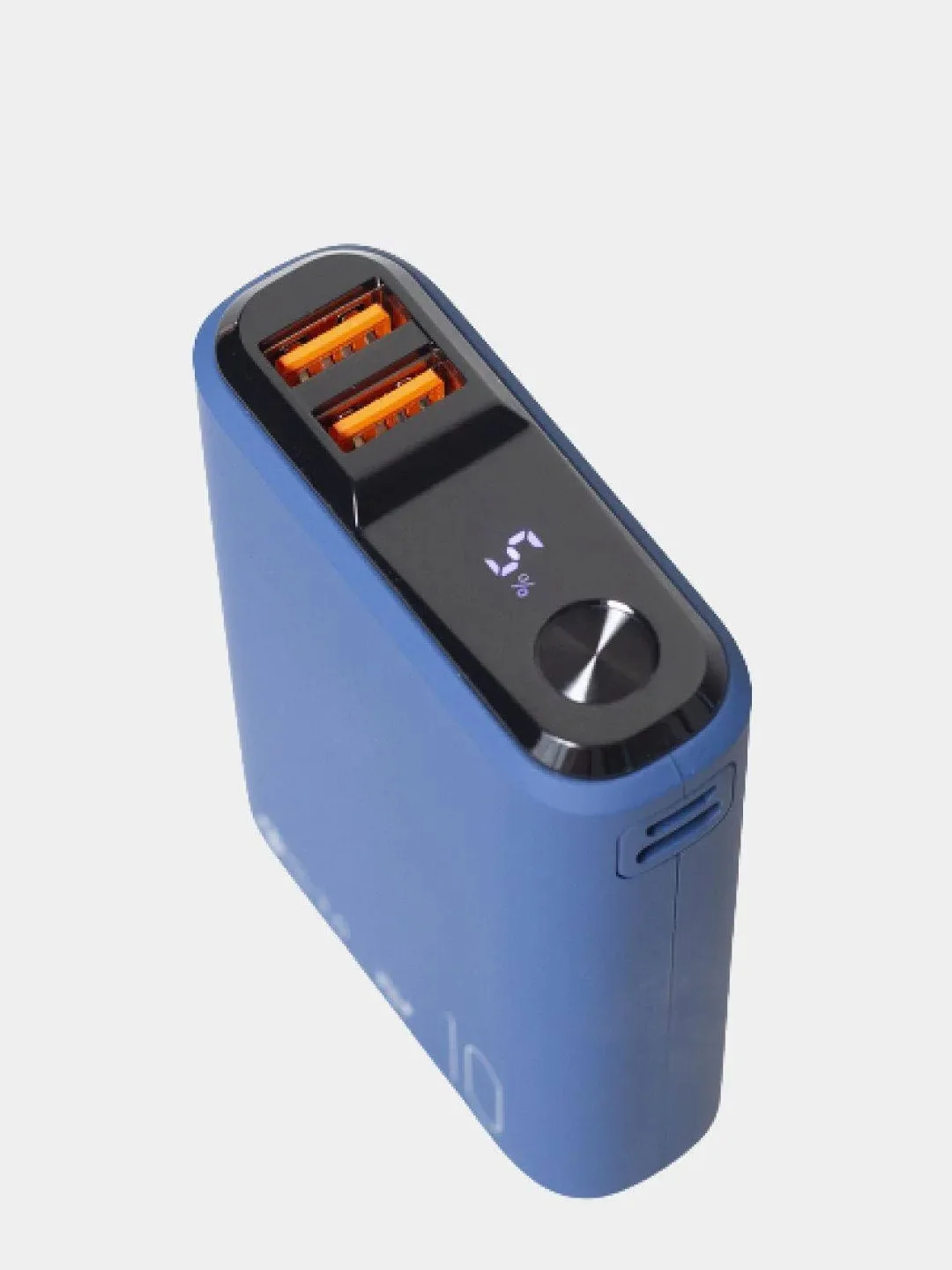 Серый внешний аккумулятор Olmio QS-10, 10000 mAh, с быстрой зарядкой 18W
