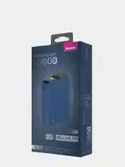 Серый внешний аккумулятор Olmio QS-10, 10000 mAh, с быстрой зарядкой 18W