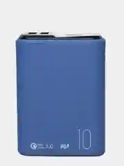 Серый внешний аккумулятор Olmio QS-10, 10000 mAh, с быстрой зарядкой 18W