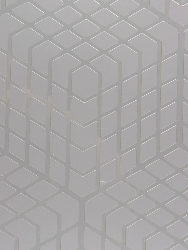 Трафарет пластиковый Luxart Template Иллюзия 8, 50 х 50 см, 1,5-2 мм