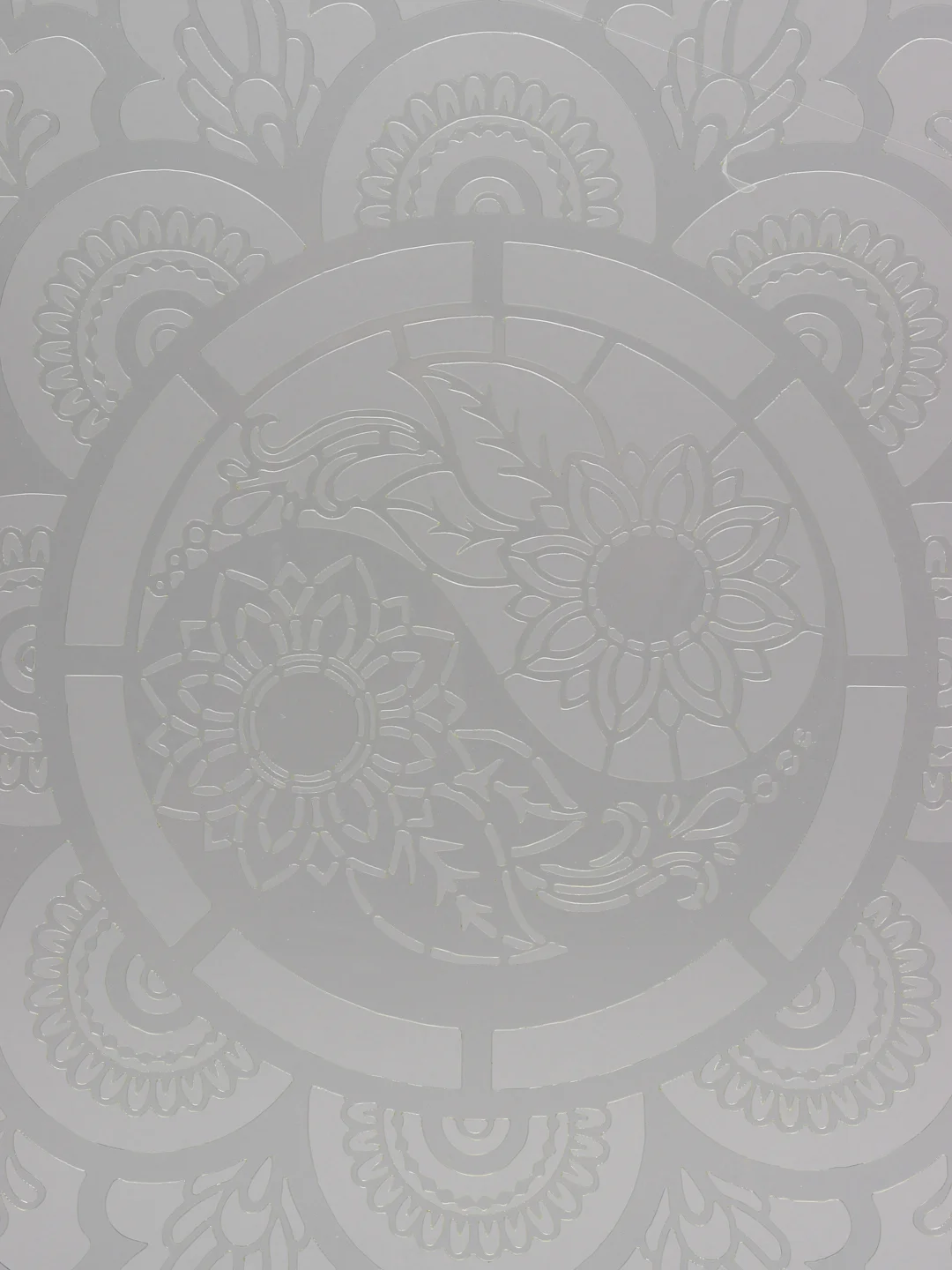 Трафарет пластиковый Luxart Template "Мандала Мы", 50 х 50 см, толщина 1,5-2 мм