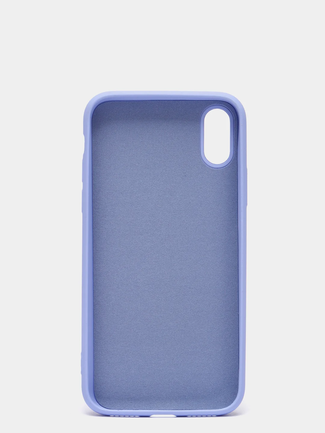 Пурпурный чехол силиконовый для iPhone X / XS