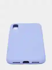 Пурпурный чехол силиконовый для iPhone X / XS