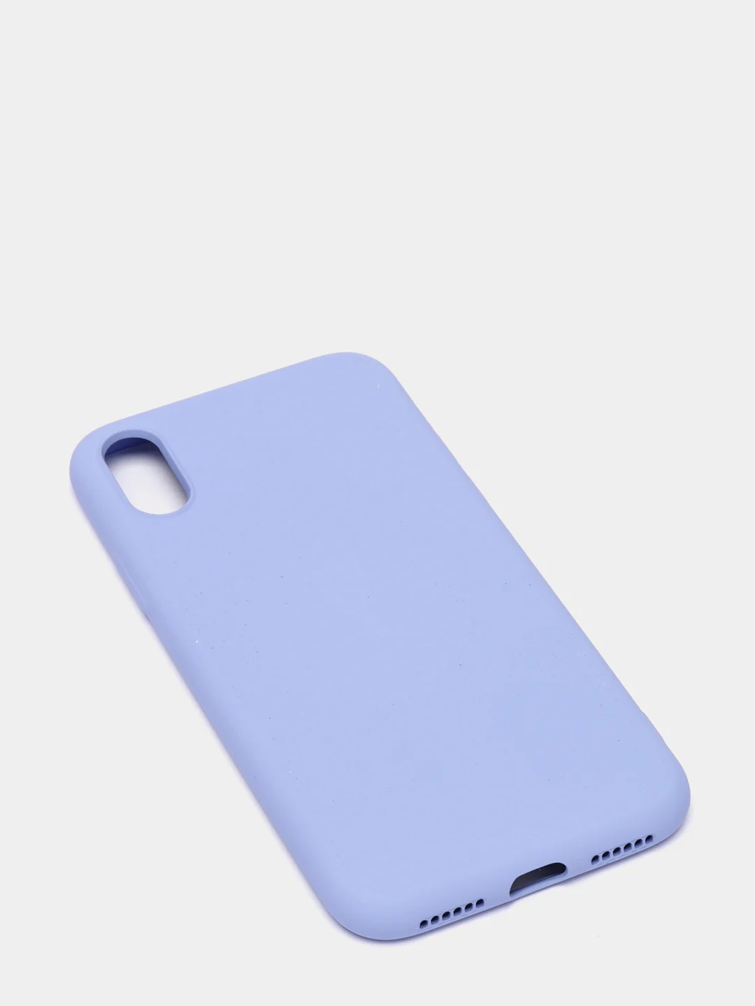 Пурпурный чехол силиконовый для iPhone X / XS