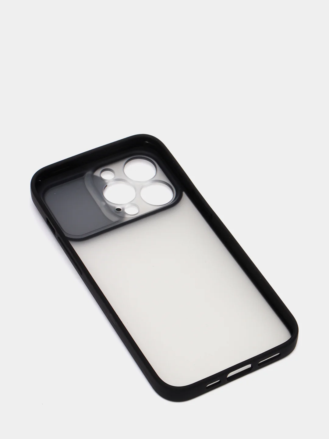 Черный чехол для Айфон iPhone 11 Pro, Max 12, 13 mini, 14 Plus, 15 с защитой для камеры