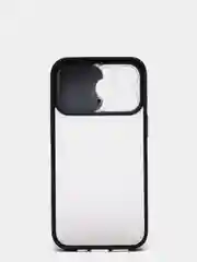 Черный чехол для Айфон iPhone 11 Pro, Max 12, 13 mini, 14 Plus, 15 с защитой для камеры